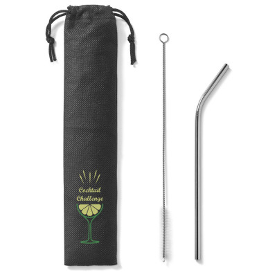 COCKTAIL. Reusable stainless steel straw